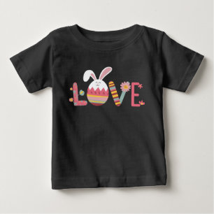 Liebe Ostereier Kaninchen Süßes Kaninchen Baby T-shirt