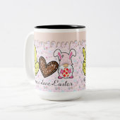 Liebe Ostergnau Zweifarbige Tasse (Vorderseite Links)