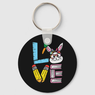 Liebe Osterhase Lehrer Süßer Hase Frühling Schule Schlüsselanhänger