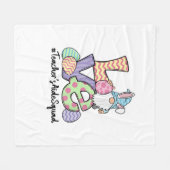 Liebe Ostern Lehrerhelfer Gnome Lehrer Ostern 2 Fleecedecke (Vorderseite (Horizontal))