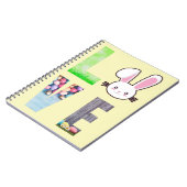 Liebe Ostern - Osterhase - Osterneier Notizblock (Linke Seite)