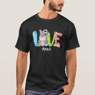 Liebe Ostern Pre K Hasenohren Lehrer Frohe Ostern T-Shirt