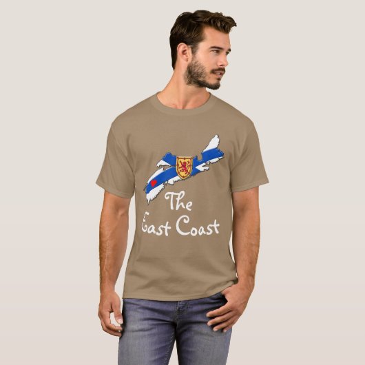 Liebe Ostküste Herz Nova Scotia Shirt (Vorne ganz)