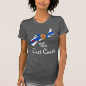 Liebe Ostküste Herz Nova Scotia Shirt (Vorderseite)