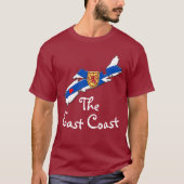 Liebe Ostküste Herz Nova Scotia Shirt (Vorderseite)