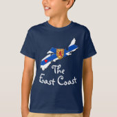 Liebe Ostküste Herz Nova Scotia Shirt (Vorderseite)