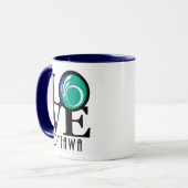 LIEBE Ottawa 11oz (Stadtflagge) Tasse (Vorderseite Links)