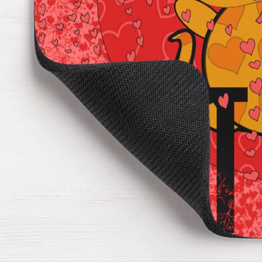 Liebe Out Loud - Mehr Herz Mousepad (Ecke)