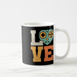 Liebe Outfit Vintages Videospiel Kostüm Retro-Gami Kaffeetasse