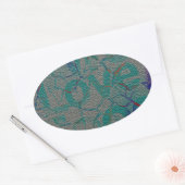 Liebe Ovaler Aufkleber (Umschlag)