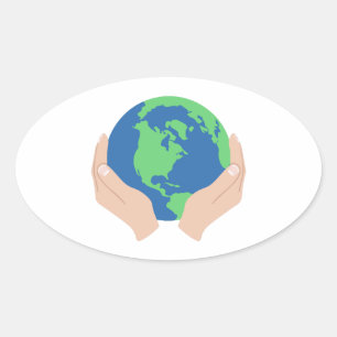 Liebe Ovaler Aufkleber