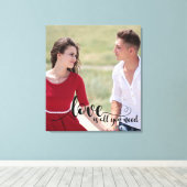 Liebe | Overlay für Text | Erstellen Sie Ihr eigen Leinwanddruck (Insitu (Holzboden))