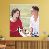 Liebe | Overlay für Text | Erstellen Sie Ihr eigen Leinwanddruck (Insitu (Wohnzimmer))