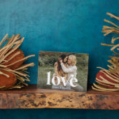 Liebe Overlay Personalisierte Paare Foto Fotoplatte (Seite)