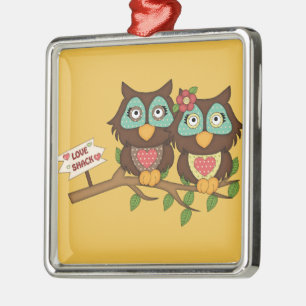 Liebe Owls Design Ornamente Geschenke