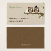 Liebe Owls Gift Tags (Vorne & Hinten)