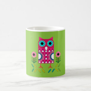Liebe Owls - Kuschelsammler - Skandinavische Volks Kaffeetasse