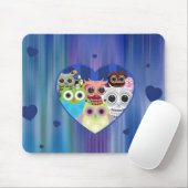 Liebe Owls Mousepad (Mit Mouse)