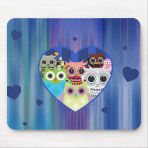 Liebe Owls Mousepad