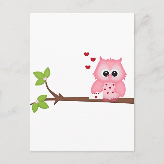 Liebe Owls Postkarte (Vorderseite)