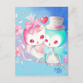 Liebe Owls Postkarte (Vorderseite)