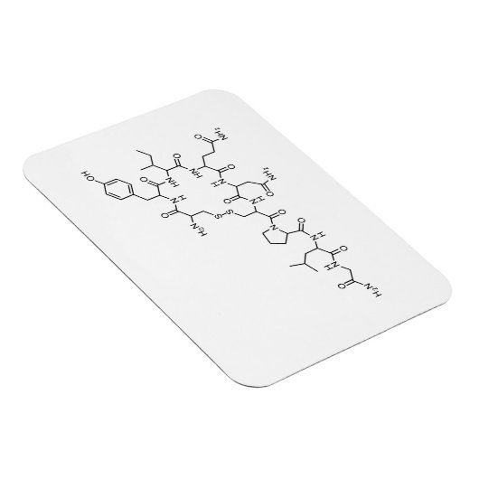 Liebe Oxytocin chemische Formel chemisches Element Magnet (Rechte Seite)