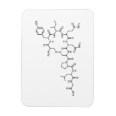 Liebe Oxytocin chemische Formel chemisches Element Magnet (Vertikal)