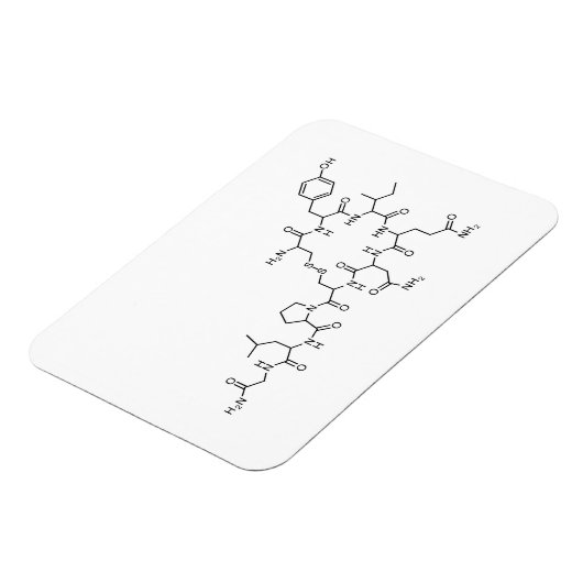 Liebe Oxytocin chemische Formel chemisches Element Magnet (Linke Seite)