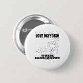 Liebe-Oxytocin die ursprünglichen Gebäude-Blöcke Button (Vorne & Hinten)