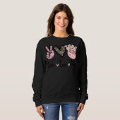 Liebe P E für die physische Bildung Sweatshirt (Vorne ganz)