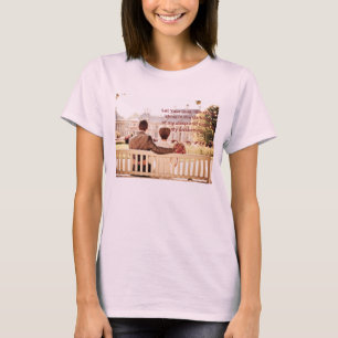 Liebe Paar blassrosa Farbe für Frauen T - Shirt