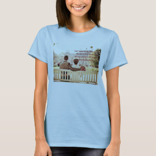 Liebe Paar Hellblaue T - Shirt für Frauen
