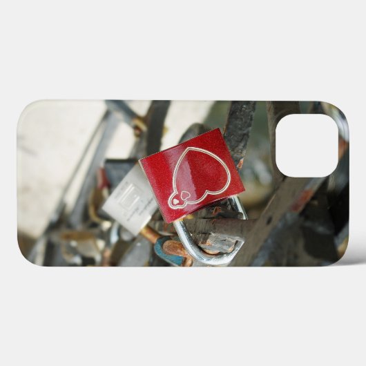 Liebe Padlock - Fall Case-Mate iPhone Hülle (Rückseite (Horizontal))