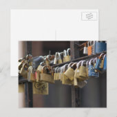 Liebe Padlocks, Prag Postkarte (Vorne/Hinten)