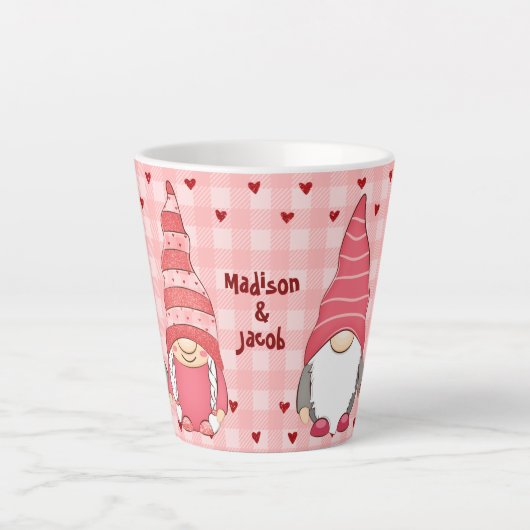 Liebe Pair Gnomes Milchtasse (Vorderseite)