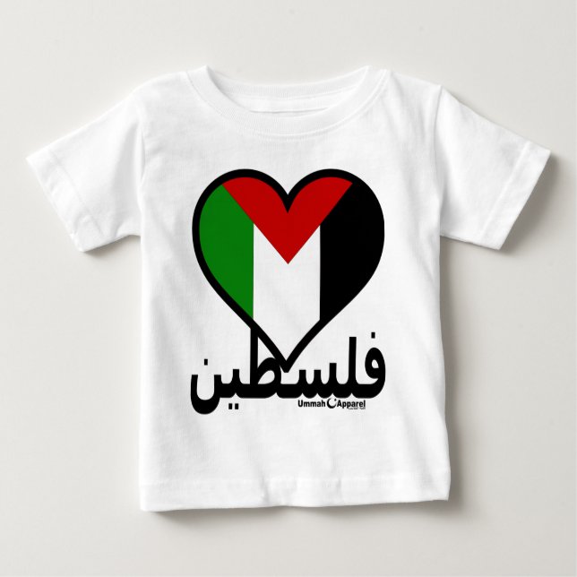 Liebe Palästina Baby T-shirt (Vorderseite)