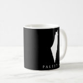 Liebe Palästina-Karte Kaffeetasse (VorderseiteRechts)