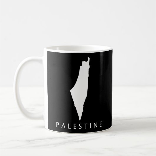Liebe Palästina-Karte Kaffeetasse (Links)