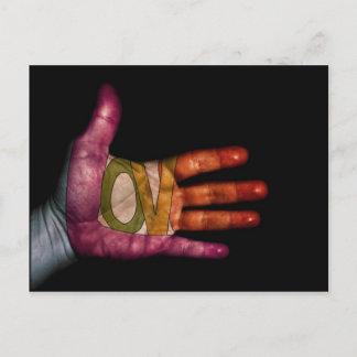 Liebe Palm Postkarte