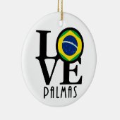 LIEBE Palmas Keramik Ornament (Rechts)