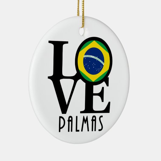 LIEBE Palmas Keramik Ornament (Rechts)