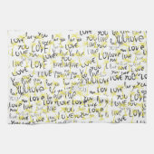 Liebe Palms Sommer Geschirrtuch (Horizontal)