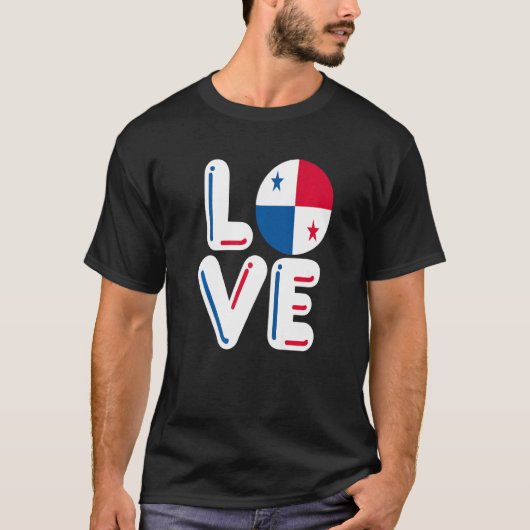 LIEBE Panama T-Shirt (Vorderseite)
