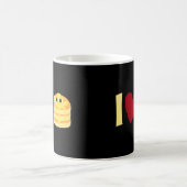 Liebe Pancakes Pancake Kaffeetasse (Mittel)