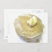 Liebe Pancakes Postkarte (Vorne/Hinten)