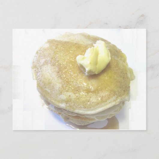 Liebe Pancakes Postkarte (Vorderseite)