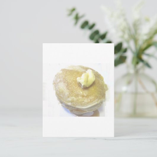 Liebe Pancakes Postkarte (Stehend Vorderseite)