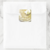 Liebe Pancakes Quadratischer Aufkleber (Tasche)