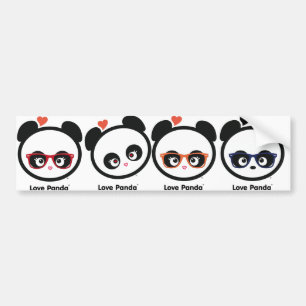 Liebe Panda® Autoaufkleber
