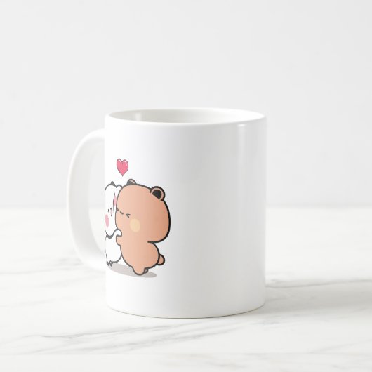 Liebe Panda Bären, Bubu und Dudu Kaffeetasse (Vorderseite Links)